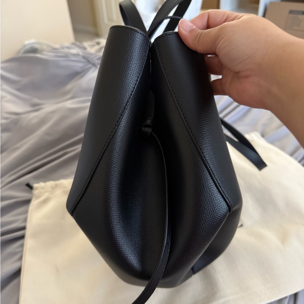 Polène Black Leather Tote Bag - Picture 6 of 12